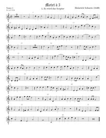 Partition ténor viole de gambe 2, octave aigu clef, Geistliche Chor-Music, Op.11 par Heinrich Schütz