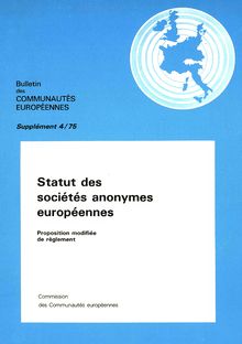 Statut des sociétés anonymes européennes