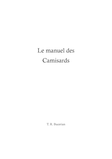 Le Manuel des Camisards