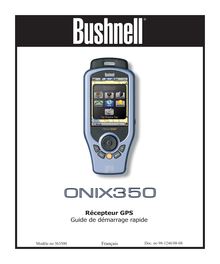 Notice GPS Bushnell  ONIX 350 363500
