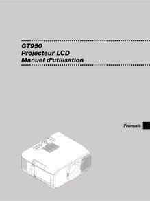 Notice Projecteur NEC  GT950