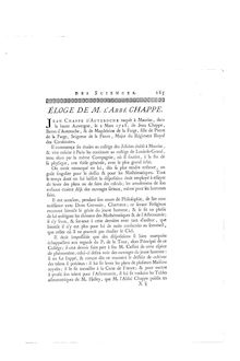 Jean Baptiste de CHAPPE d AUTEROCHE mars 1er août par Grandjean de Fouchy