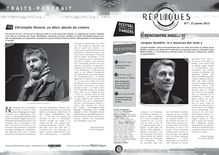 Magazine Réplique - Premier Plans - 2012
