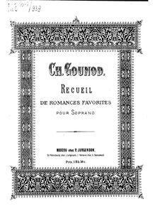 Partition complète (E♭ major), Le soir, Gounod, Charles
