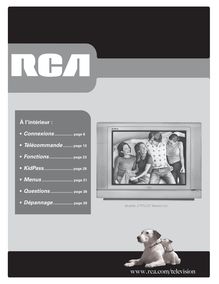 Notice Télévision RCA  20F520T