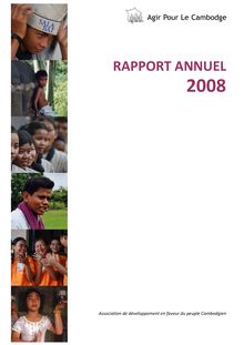 2008 - APLC Rapport annuel 2008.pub