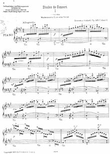 Partition Book 4 - Etudes de Concert, Etudes, Op.149, Godard, Benjamin