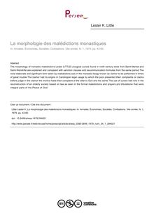 La morphologie des malédictions monastiques - article ; n°1 ; vol.34, pg 43-60