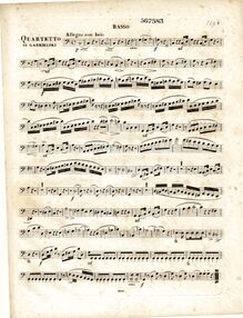 Partition violoncelle, quatuor No.2 pour flûte et cordes, Op.95