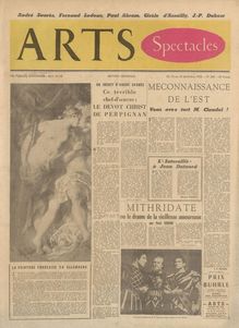 ARTS N° 389 du 12 décembre 1952