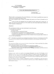 Programmation Objet - 1ère Année 2000 Informatique IUT Reims