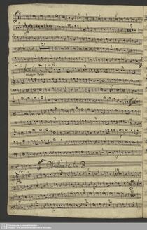 Partition cor 1, Symphony en E-flat major, E♭ major, Rosetti, Antonio