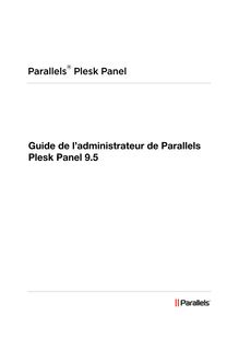 Guide de l'administrateur de Parallels Plesk Panel 9.5