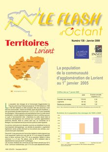 La population de la communauté d agglomération de Lorient au 1er janvier 2005 (Flash d Octant n° 138)