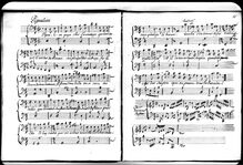 Partition complète, Pigmalion, cantate française, Clérambault, Louis-Nicolas