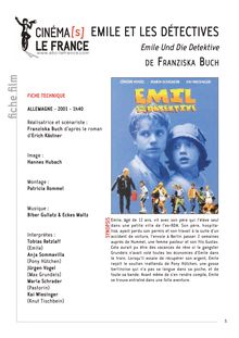 Emile et les détectives de Buch Franziska