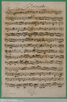 Partition violoncelles, Mass en B minor, The Great Catholic Mass