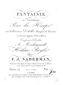Partition complète, Fantasy, Naderman, François-Joseph