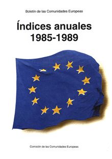 Índices anuales 1985-1989