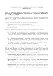NOTE DE SYNTHESE SUR L EAU.pdf - CONSEIL COMMUNAUTAIRE DU MARDI 23 ...