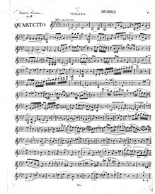 Partition violon, Piano quatuor, Quartett für Pianoforte, Violine, Viola und Violoncell in F moll