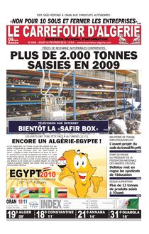 PLUS DE 2.000 TONNES SAISIES EN 2009