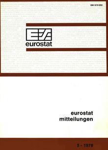 Eurostat mitteilungen. 5-1978