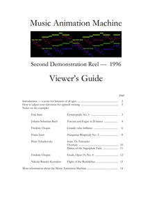 Music Animation Machine Viewer's Guide