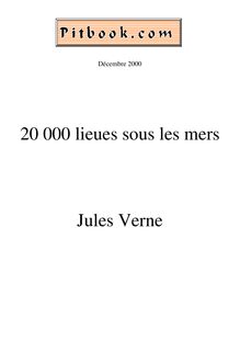 20 000 lieues sous les mers Jules Verne