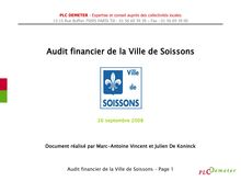 Audit financier de la Ville de Soissons