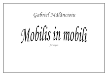 Partition complète, Mobilis en mobili, Malancioiu, Gabriel