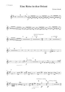 Partition trompette 1 (B♭), Eine Reise en den Orient, Schunk, Florian