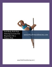 Full Body Roll Pole Dancing Lessons For Beginners On a Fitness Pole