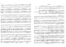 Partition complète et parties, Piano Trio No.1, E minor