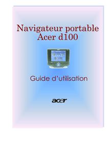 Notice Ordinateur de poche Acer  d100