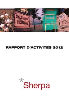 Rapport d activités 2012
