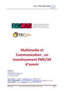 Livret PME Fiscap 2010 TikiLabs V3
