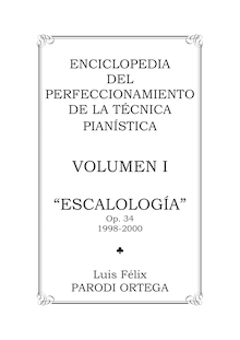 Partition complète, Escalología, Parodi Ortega, Luis Félix
