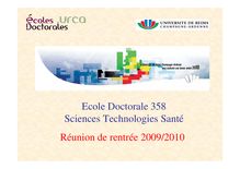 Ecole Doctorale Sciences Technologies Santé