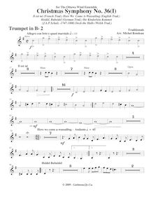 Partition trompette 2, Symphony No.36  Christmas Symphony , F major