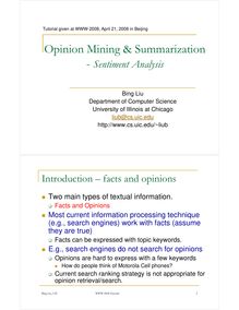 opinion mining tutorial-WWW-2008 [Compatibility  Mode]