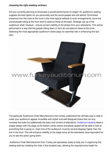 Have the Best Conference Chair Manufacturers From Turkey To Enhance Your Conference Look