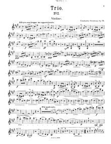 Partition de violon, Piano Trio No.2, Op.79, F♯ minor