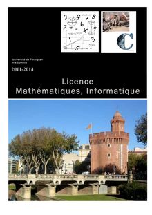 Licence Mathématiques, Informatique