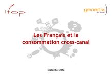 IFOP : Les français et la consommation cross-canal