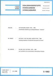 HYDROCARBONS. Monthly bulletin 5-1982