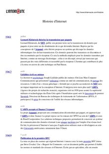 Histoire d Internet 1961 1962 1968 1969