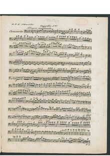 Partition basson 1, 2, Concertos pour vents, Opp.83-90, F major