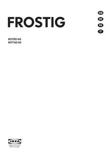 Mode d emploi Frostig BCF201/65 et BCF162/65 - Frigo d Ikea