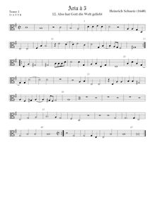 Partition téno : Geistliche Chor-Music par Heinrich Schütz